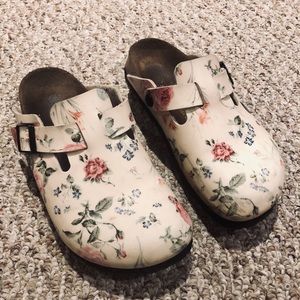 Floral Birkenstock clogs size 37